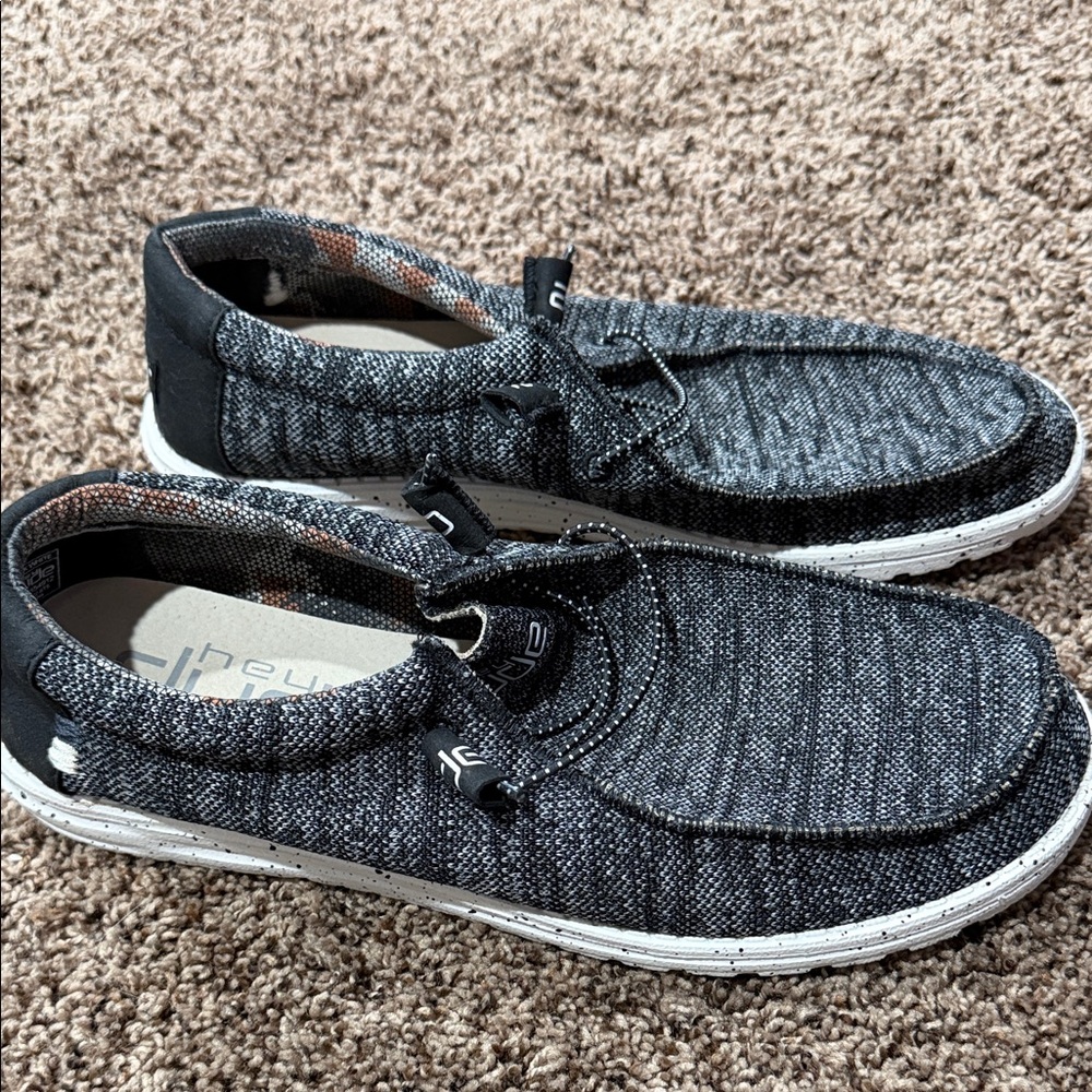 Hey Dude Men's Gray Slip-On